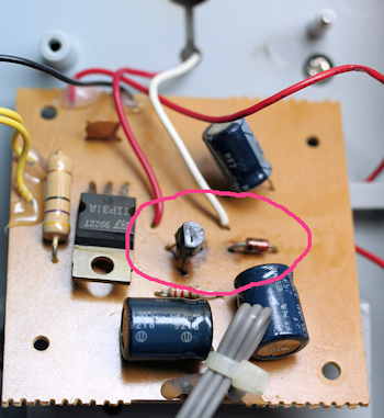 Damaged Transistor