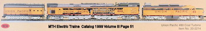 MTH 1999 Catalog Photo