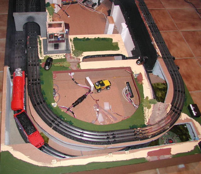 lionel disappearing train layout